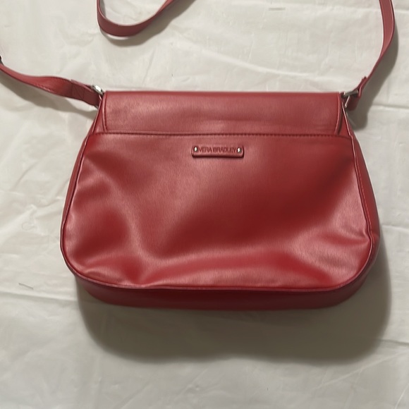 NWOTs Vera Bradley x Disney Parks Red Mickey Mouse Laser Cut Faux Leather Bag - Picture 3 of 15